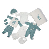 9-PIECE BABY Boy Winter LAYETTE SET by Pompelo